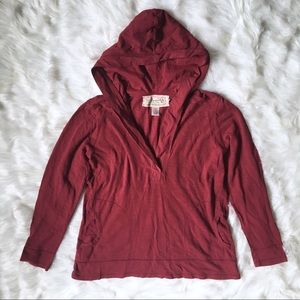 Aventura V-Neck Organic Cotton Hoodie